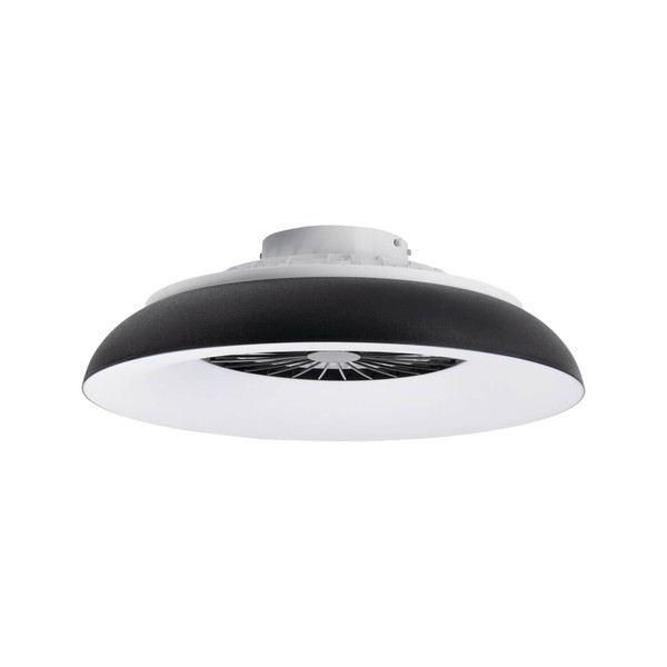 Kanlux LED Deckenleuchte mit Ventilator Plave 48W RGB + CCT 3000-6500K Fernbedienung Schwarz Ø60cm 46371