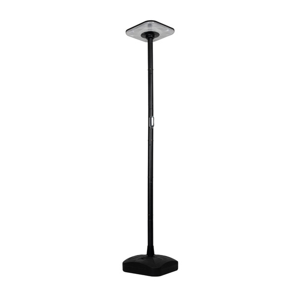 Kanlux LED Solar-Stehleuchte Pareno 25W CCT warm-/neutral-/tageslichtweiss 3000K/4000K/6500K Bewegungsmelder Fernbedienung Akku IP54 Schwarz 260cm 46450