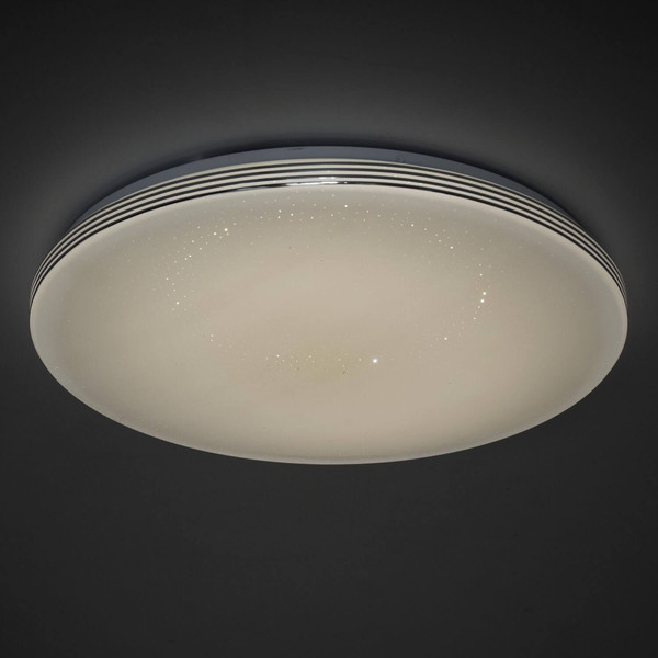 Kanlux LED Deckenleuchte Exate 38W CCT warm-/neutral-/tageslichtweiss 3000K/4000K/6500K Weiß Metall Ø47cm 90220