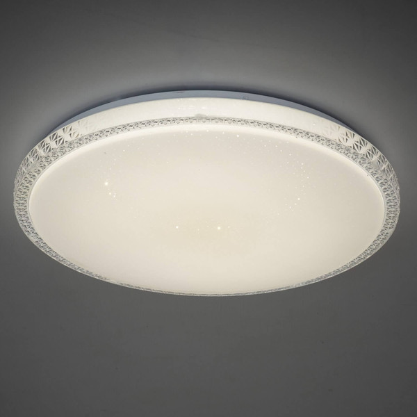 Kanlux LED Deckenleuchte Lumko 38W CCT warm-/neutral-/tageslichtweiss 3000K/4000K/6500K Weiß Metall Ø48cm 90221