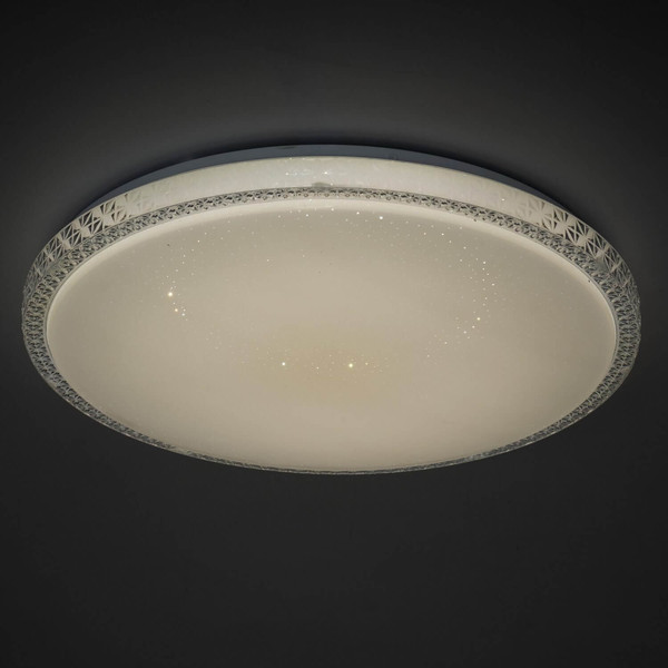 Kanlux LED Deckenleuchte Lumko 38W CCT warm-/neutral-/tageslichtweiss 3000K/4000K/6500K Weiß Metall Ø48cm 90221