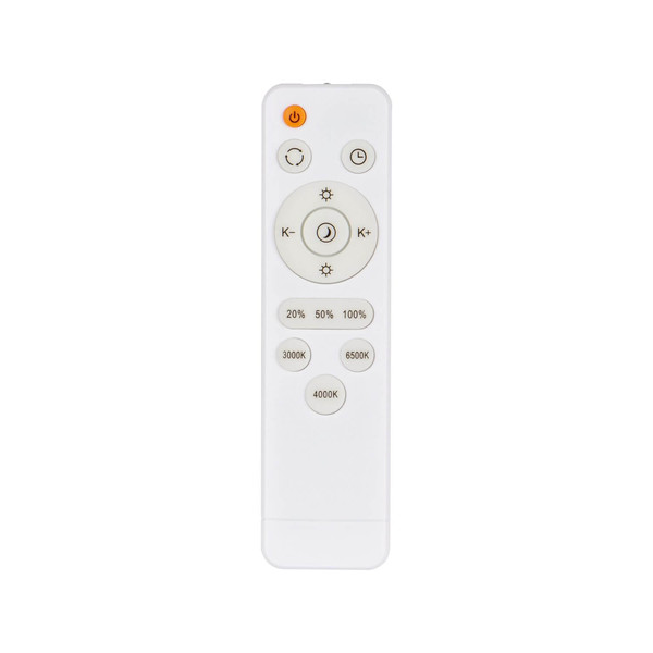 Kanlux LED Deckenleuchte Lumko 38W CCT warm-/neutral-/tageslichtweiss 3000K/4000K/6500K Weiß Metall Ø48cm 90221