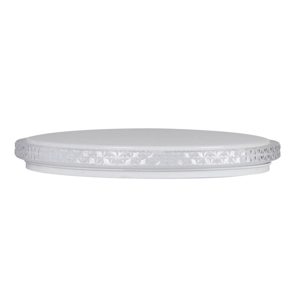 Kanlux LED Deckenleuchte Lumko 38W CCT warm-/neutral-/tageslichtweiss 3000K/4000K/6500K Weiß Metall Ø48cm 90221