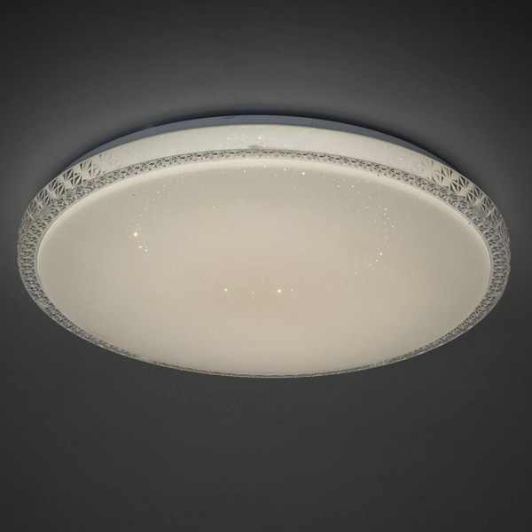 Kanlux LED Deckenleuchte Lumko 38W CCT warm-/neutral-/tageslichtweiss 3000K/4000K/6500K Weiß Metall Ø48cm 90221