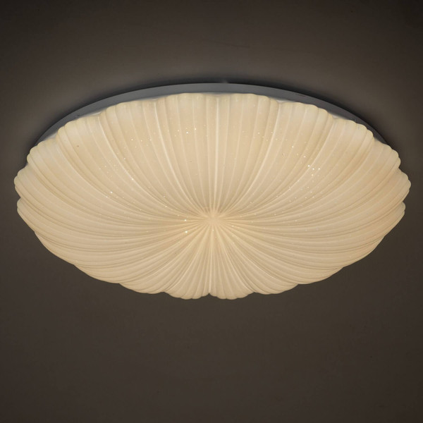Kanlux LED Deckenleuchte Bonsa 38W CCT warm-/neutral-/tageslichtweiss 3000K/4000K/6500K Weiß Metall Ø49cm 90222
