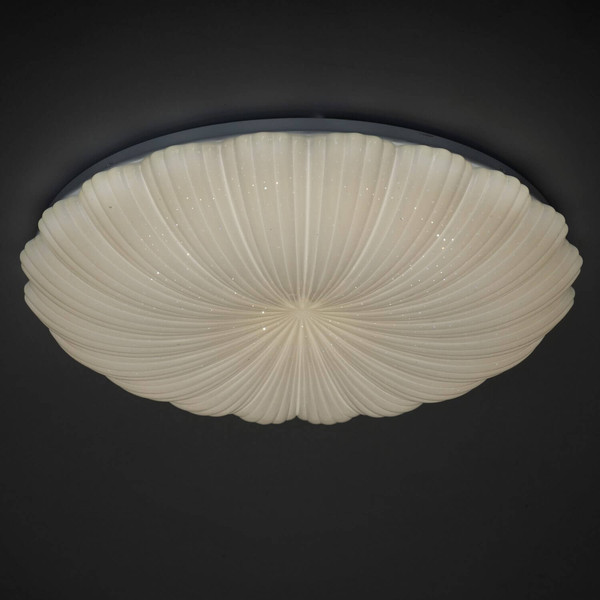 Kanlux LED Deckenleuchte Bonsa 38W CCT warm-/neutral-/tageslichtweiss 3000K/4000K/6500K Weiß Metall Ø49cm 90222