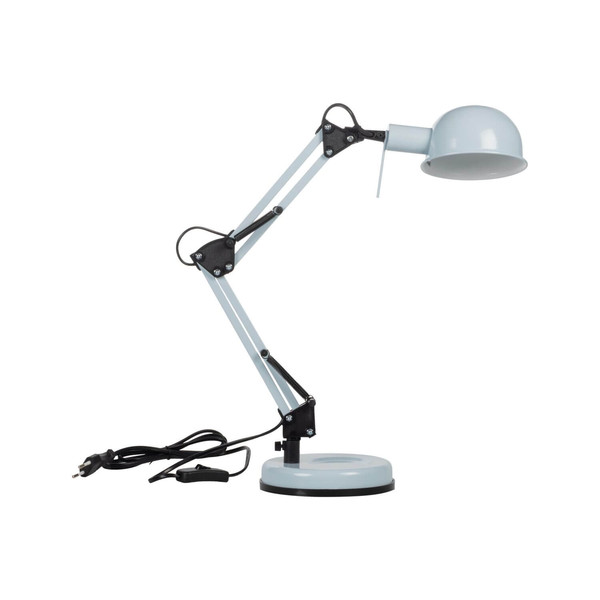 Kanlux Schreibtischleuchte Pixa E14 Blau Metall Ø16cm 90420