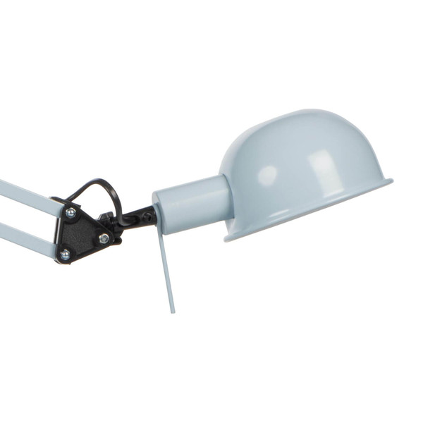 Kanlux Schreibtischleuchte Pixa E14 Blau Metall Ø16cm 90420