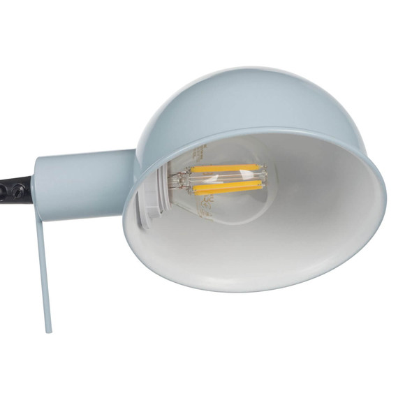 Kanlux Schreibtischleuchte Pixa E14 Blau Metall Ø16cm 90420