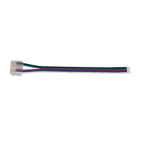 Kanlux 10x Einspeiseverbinder für LED Streifen RGBW 12mm mit Kabel 90721