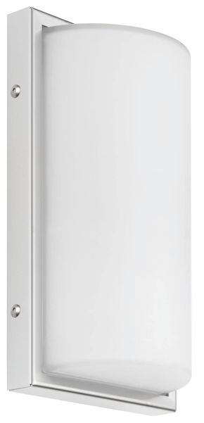 LCD Wandleuchte Bewegungsmelder Edelstahl E27 IP44 29x17x9,5cm 040SEN Made in Italy