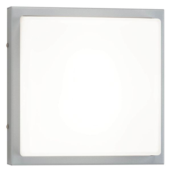 LCD Wand- & Deckenleuchte Hellgrau 2xE27 IP44 25x25x9,5cm 047 Made in Italy