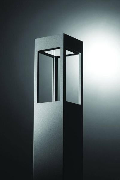 LCD Standleuchte LED Graphit 10W Warmweiss IP65 90x15cm 1508LED Made in Italy