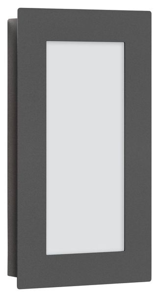 LCD Wandleuchte LED Graphit 12W Warmweiss IP44 30x17x4,5cm 3008LED Made in Germany
