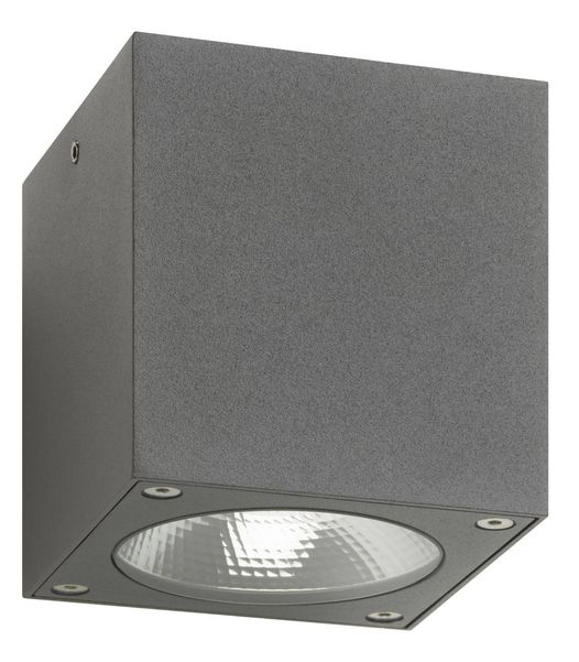 LCD Deckenleuchte LED Graphit 7W Warmweiss IP54 9x9x9cm 5028