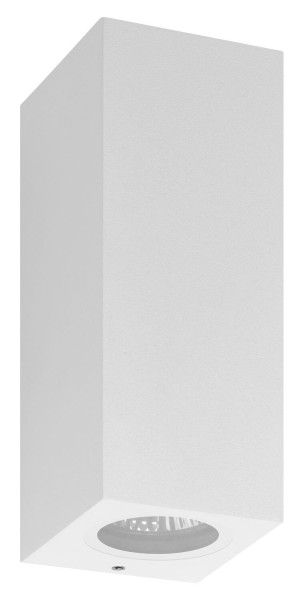 LCD Up & Down Wandleuchte Weiß 2xGU10 IP54 16,5x7x8cm 5048