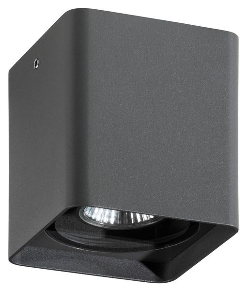 LCD Deckenleuchte Graphit GU10 IP54 10,6x9,5cm 5055