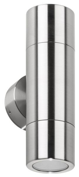LCD Up & Down Wandleuchte Edelstahl 2xGU10 IP65 20x7x9cm 5121