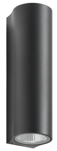 LCD Up & Down Wandleuchte LED 2fach Graphit 2x7W Warmweiss IP65 20x6x7cm 5130