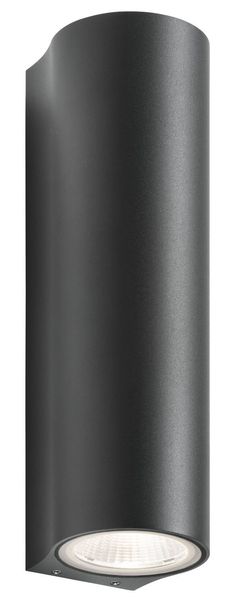 LCD Up & Down Wandleuchte LED 2fach Graphit 2x7W Warmweiss IP65 20x6x7cm 5130