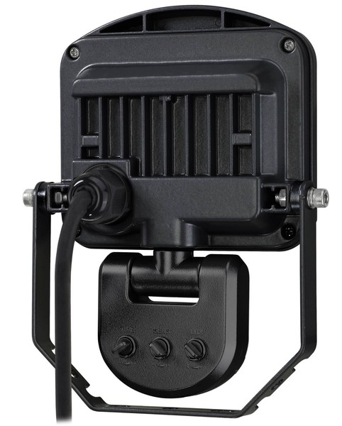 Ledino LED-Strahler mit Sensor PIR Fluter Charlottenburg 10BWI, 10W, 3000K, schw. warmweiss