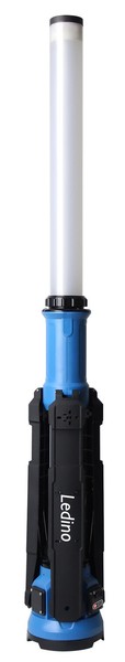 Ledino LED-Strahlersäule 60W Arbeitsleuchte Rath H60, 5400lm, Akku + 230V für Bau, Renovierung tageslichtweiss