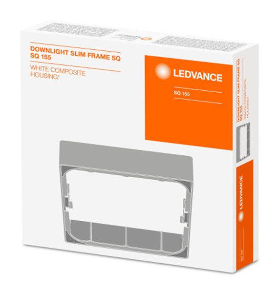 Ledvance Downlight SLIM Eckig Frame 155WT LED Einbauleuchte