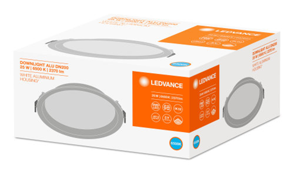 Ledvance Downlight Alu 200 25W 6500K IP44/Ip20Wt 4058075091535