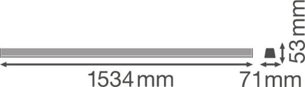 Ledvance TruSys DALI Wide 53W 4000K LED Schienenstrahler Dimmbar