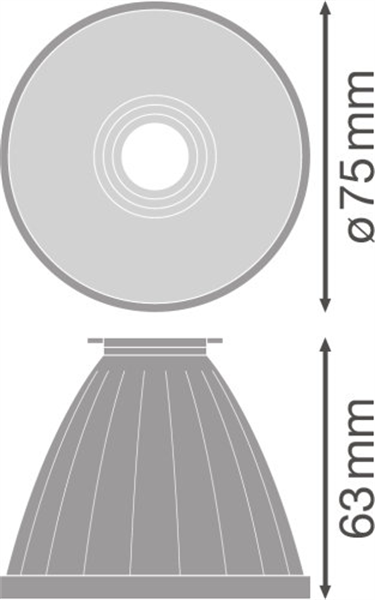 Ledvance Tracklight Spot Reflector D85 Sp LED Schienenstrahler 4058075113848