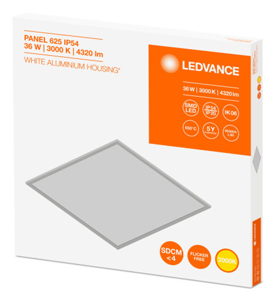 Ledvance LED Panel 625 36W 3000K IP54 4058075149526