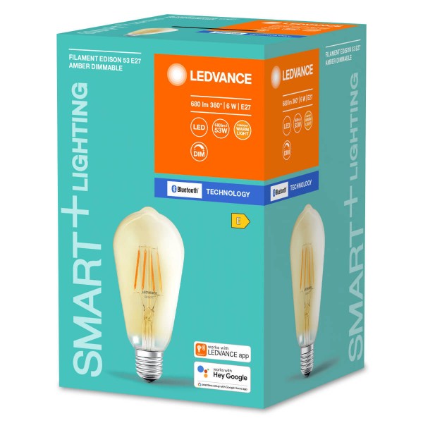 LEDVANCE LED Lampe SMART+ E27 5.5W dimmbar 600Lm 2500K 4058075208605 Bluetooth
