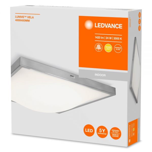 Ledvance LED Decken-/Wandleuchte Lunive universell 400X400 24W 3000K