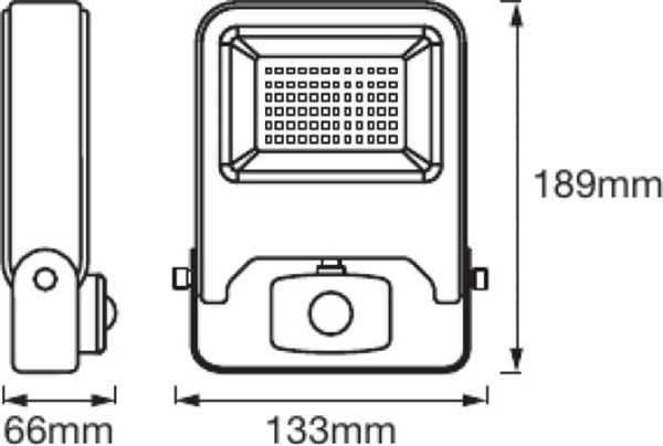 Ledvance LED Strahler Endura Flood Sensor Warm Weiss 20W 120° 3000K