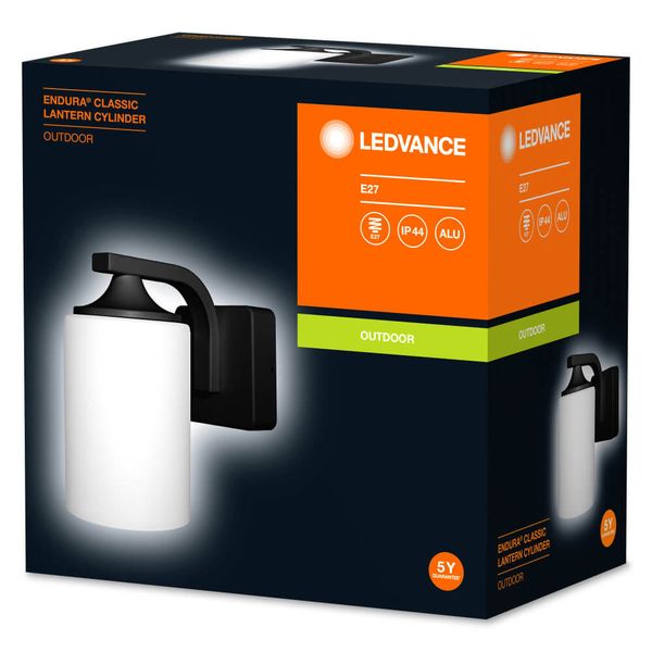 LEDVANCE Außenleuchte ENDURA Classic Lantern Cylinder E27 schwarz 4058075392663