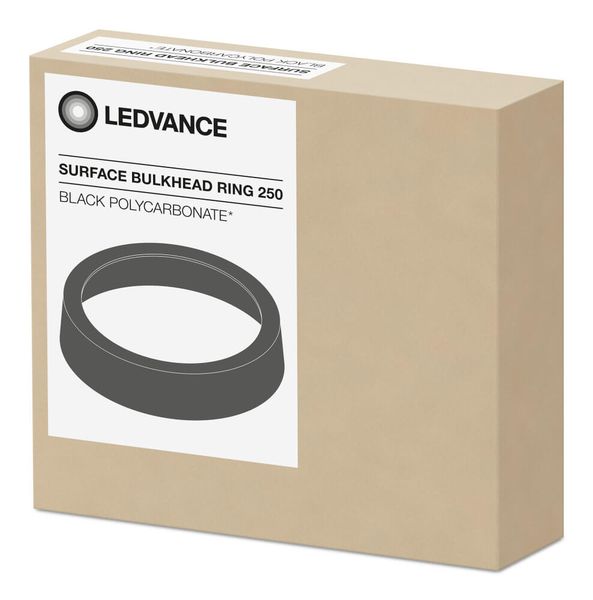 LEDVANCE Aufbauleuchten Surface Bulkhead RING 250 schwarz