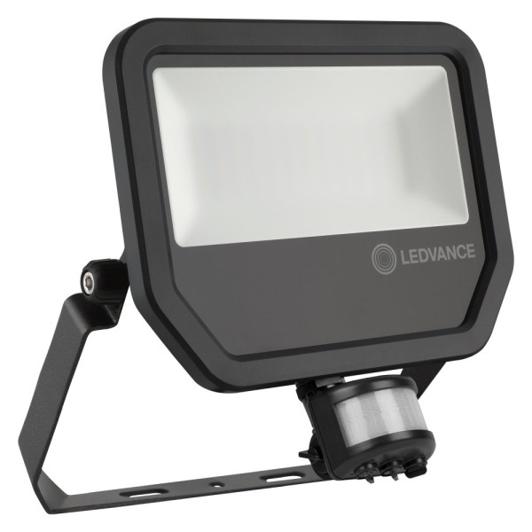 Ledvance FLOODLIGHT Sensor 50 50W 3000K IP65 schwarz S LED Fluter + Bewegungsmelder 4058075460997