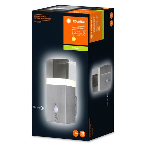 LEDVANCE LED Außenleuchte ENDURA Style Crystal Wall Sensor 5W 4058075474154