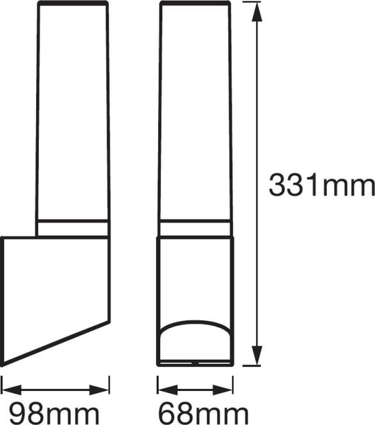 LEDVANCE LED Außenleuchte ENDURA Style FLARE Wall 7W 4058075478039