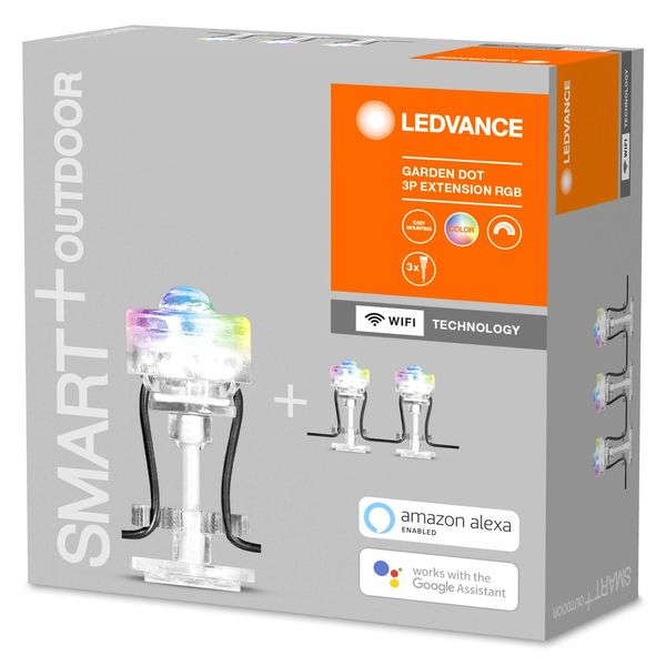 LEDVANCE LED Gartenleuchte SMART+ GARDEN DOT Multicolor 3 Dot Erweiterung Appsteuerung 4058075478572