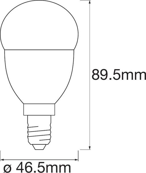 LEDVANCE LED Lampe SMART+ Mini Tunable White 40 5W 2700-6500K E14
