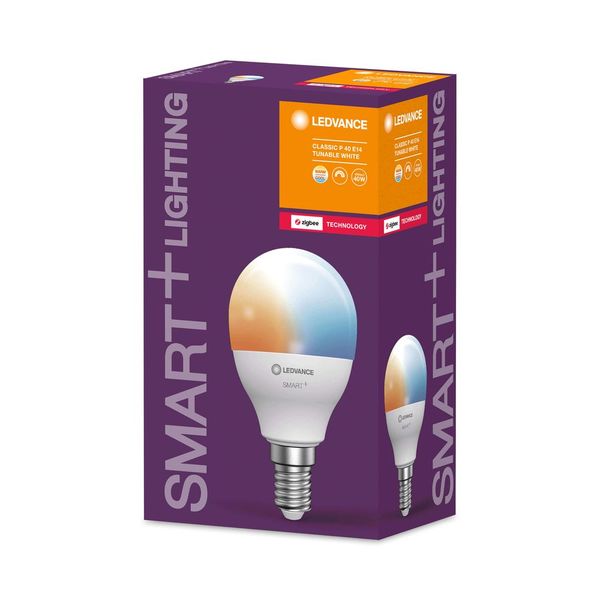 LEDVANCE LED Lampe SMART+ Mini Tunable White 40 4.9W 2700-6500K E14