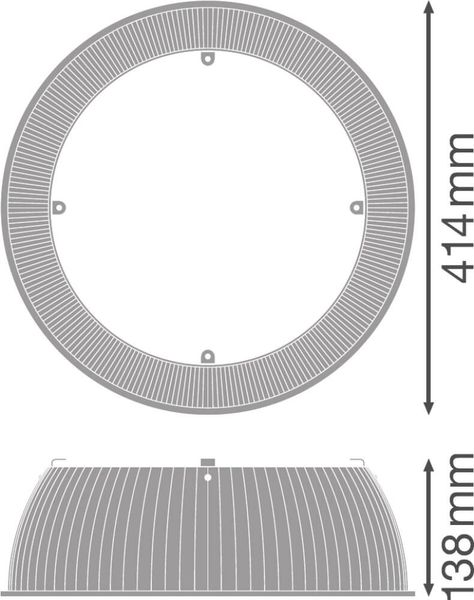 LEDVANCE Hallenspiegelleuchte HIGH BAY REFRACTOR Gen3 155W - 210W 4058075507036