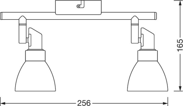 LEDVANCE LED SPOT G9 2x1.9W 2700K 4058075540644