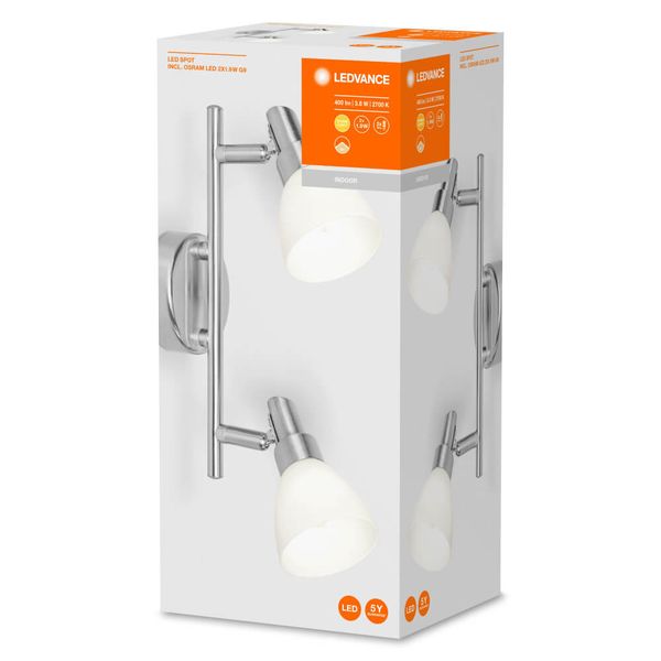 LEDVANCE LED SPOT G9 2x1.9W 2700K 4058075540644