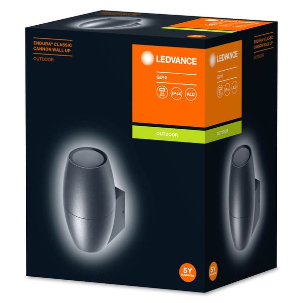 LEDVANCE Außenleuchte ENDURA CANNON Wall up GU10 4058075554474