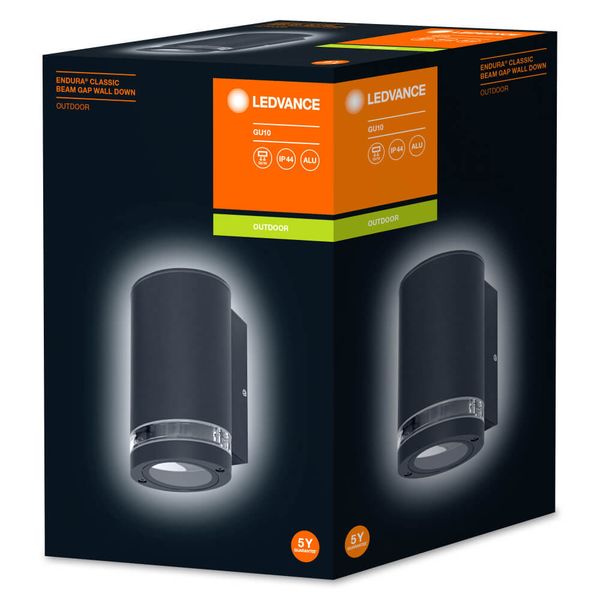 LEDVANCE Außenleuchte ENDURA BEAM GAP wall down GU10 4058075554511
