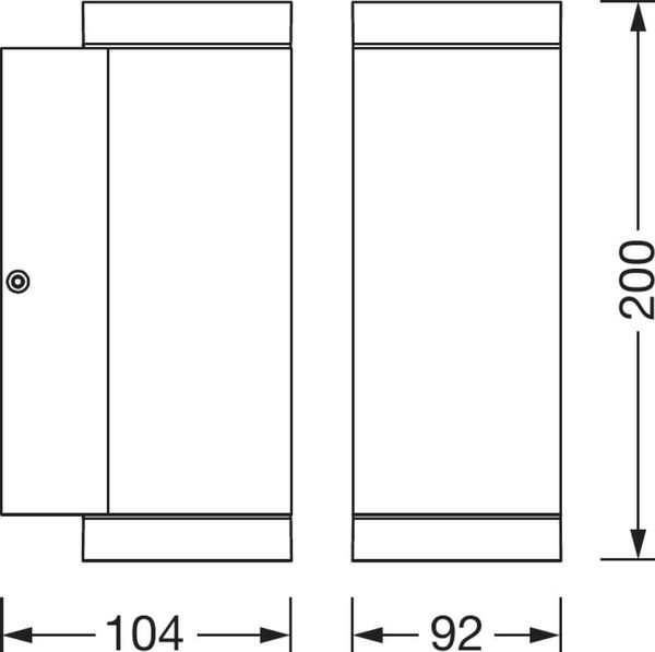 LEDVANCE Außenleuchte ENDURA BEAM Wall up-down GU10 4058075554573
