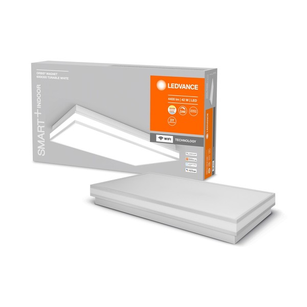 LEDVANCE SMART+ Orbis Magnet LED Deckenleuchte, Wandleuchte 60x30cm 42W Tunable White grau