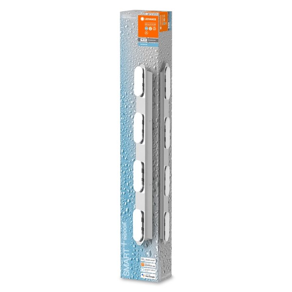 LEDVANCE SMART+ Oribis Wall LED Badezimmer-Lampe 3-fach 58cm 27W Tunable White dimmbar IP44 silber